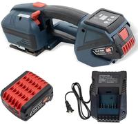 XINGSHANG Électrique Portable Cercleuse Automatique, Machine de Cerclage de Batterie, Alimentation par Batterie 4000 mAh, pour Emballage Automatique Sangle PP/Pet De 11-16Mm