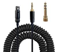 Xingsiyue Câble Spiralé Compatible avec AKG Q701/K712/K702/K271S/Pioneer HDJ-2000/HDJ-2000MK ll/H118 Casque de Musique - Extension au Cordon 5M avec Adaptateur 6.35MM