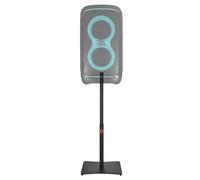 Xingsiyue Support Enceinte Robuste pour JBL PartyBox 520/310/110/100, Acier Résistant, Hauteur Ajustable, Rotation 360°, Base Antidérapante, pour PartyBox Club 120/Stage 320 - 1 Pièce (Support Seul)