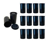 XINGSUI 12 Réservoirs de Film de Caméra avec Couvercles, Mini Boîtes de Rangement Multifonctionnelles, Petit Rangement pour Les Activités Scientifiques et Gadgets de Chasse au Trésor (Noir)