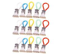 XINGSUI 15Pcs Clip de Rangement de torchon de Cuisine en métal, Pince à Serviette de Couleur, Pince à Suspendre en Tissu, Pince à torchon, Pince à Serviette de Plage, pour Cuisine et Salle de Bain
