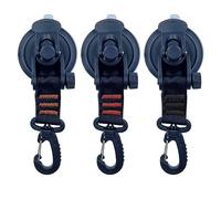 XINGSUI 3 Pcs Crochet à Ventouse Sous Vide Puissante,Crochet Ventouse Murale,Crochets Amovibles en Plastique Très Résistants,pour maison, salle de bain, douche, cuisine
