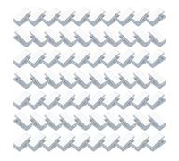 XINGSUI 70 Pièces Clips à Ressort Auto-Adhésifs,Decoratives Clips,Pinces à Ressort Suspendues,pour maison, bureau, salle de classe, affiche, photo, fichier(adhésif double face)