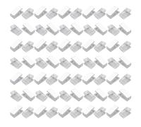 XINGSUI 70 Pièces Clips à Ressort Auto-Adhésifs, pour Maison, Bureau | PP, 2,3 × 1,3 × 1,2cm, transparent, autocollant, adapté aux surfaces lisses, pour fixer des photos, affiches, documents, etc.