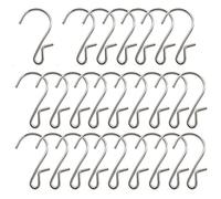 XINGSUI Crochet en forme de S de 25 pièces, crochets en métal en forme de S, cintre en métal, crochets de décoration de Noël, crochet de lumière de fête, adapté pour suspendre des articles