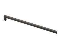 XINGWANGG Noir Poignee de Meuble Métal Poignées de Placard,Poignée de Porte de Aluminium,Carré Poignées pour Tiroir,pour Bureaux Armoires Placard Penderies,avec Vis (1000mm)