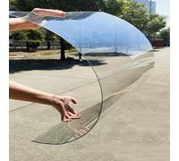 XINGWANGG Plaques de Polycarbonate Épaisseur 1,5mm Antichoc et Résistant aux UV,Feuilles de Toit Panneaux D'éclairage Naturel Transparents,Panneau pour Serre de Jardin,Auvent (1m x 1,5m)