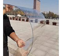 XINGWANGG Plaques en Polycarbonate,Panneau pour Serre de Jardin,Auvent de Porte d'entrée Gazebo Toit Abri Protection Contre La Pluie et UV Transparent,étanche,avec Vis,Personnalisable (0.6x10m)
