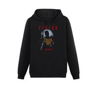 XINGYUE STAR GUDU Carlito's Way Pachino Retro Gangster Movie Hoody Unisex Ptinted Hoodies Long Sleeve Men's Hooded with Pocket Black L