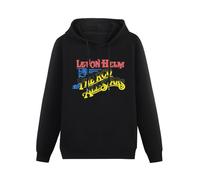 XINGYUE STAR Levon Helm & The RCO All-Stars Hoody Unisex Ptinted Hoodies Long Sleeve Men's Hooded with Pocket Black XL