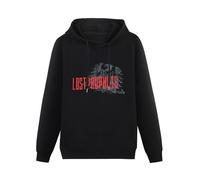 XINGYUE STAR Lostprophets Red Logo Griffin Hoody Unisex Ptinted Hoodies Long Sleeve Men's Hooded with Pocket Black L