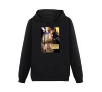XINGYUE STAR Once Upon A Time in America Hoody Unisex Ptinted Hoodies Long Sleeve Men's Hooded with Pocket Black M