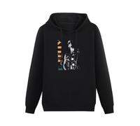 XINGYUE STAR R Kelly Vintage Hoody Unisex Ptinted Hoodies Long Sleeve Men's Hooded with Pocket Black L