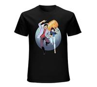 XINGYUE STAR Summer City Alias Nicky Larson 100 Tonnes Cotton City Ofertas Short Sleeve T-Shirt Black XL