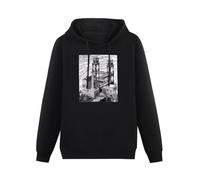 XINGYUE STAR Waterfall Visual Paradox Penrose Triangle Art Artist MC Escher Unisex Hoody with Pocket Black XXXL