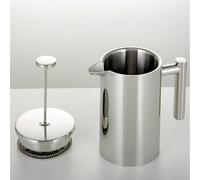 XINGYUEXUAN Cafetière à piston en acier inoxydable, de qualité supérieure, avec fonction thermique, avec triple filtre, passe au lave-vaisselle et isolée, 1000 ml