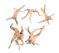 XINGYUXUXIN Lot de 5 troncs en bois flotté naturel pour aquarium Branches assorties 9,9 à 15 cm