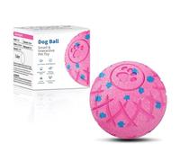 XINGZUAN Balle interactive pour chien, mouvement automatique, rebondissement et rotation, matériau en mousse silencieuse, indice d'étanchéité IP54, roulement actif intelligent, jouets de stimulation