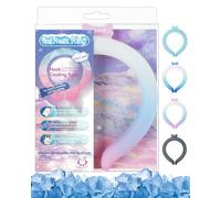XINHOME Tube de refroidissement pour le cou, poche de glace réutilisable et portable pour la chaleur estivale et les activités de plein air, bouffées de chaleur, refroidissement du congélateur