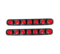 XINHONGJIMAOYI 2 Pack Bandes de Pare-Chocs réfléchissantes Pliables pour Renault Trafic Combi 2014-2026 (5-Door minibu, Protection portière Voiture imperméable Anti-Rayure Antichoc,Red
