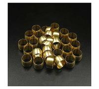 XINHUIPART raccords de tuyauterie 3/4 / 5/6 / 8/10 / 12/14 / 16mm 1/4 "Bague de Virole de Compression en Laiton d'olive (Color : 3mm)