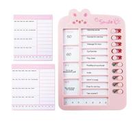 Xinhuju Carte de liste de contrôle coulissante, Table de Travail pour | Les étudient Le Diagramme de Rotation de défilement : Les apprennent Le planificateur de Temps de Gestion de la