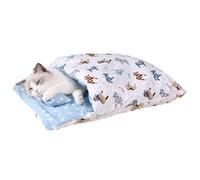 Xinhuju Cat Sleeping Bag - Washable Comfortable Winter Pet Bed | Cat Bed Cat Sleeping Bag Closed Type Detachable | Washable Cat Bed Winter Warm Pet Bed Cat Bed (Compressed Packaging)