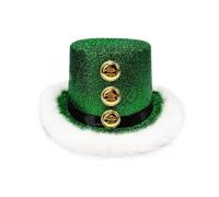 Xinhuju Chapeau de Père Noël, coiffe de Noël avec duvet blanc et 3 cloches - Chapeau de vacances, pour femmes hommes famille fête du Nouvel An réunion cosplay