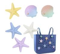 Xinhuju Charme pour | 6 Pièces Sac de Plage Accessoires Décoration d'été pour | Petit Sac Décoratif Charme Décorations Mortes pour Femmes Filles, Siehe Beschreibung, Voir description, Voir description