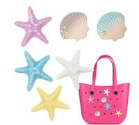 Xinhuju Charme pour | 6 Pièces Sac de Plage Accessoires Décoration d'été pour | Petit Sac Décoratif Charme Décorations Mortes pour Femmes Filles, Siehe Beschreibung, Voir description, Voir description