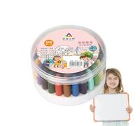 Xinhuju Crayons de coloriage - Bâtons d'art lavables, forme arrondie facile à tenir, sortie de couleur vive, utilisation gratuite | Crayons pour, pratique artistique, salle de classe