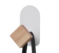 Xinhuju Crochets muraux sans dommage : crochets de suspension, design en bois imperméable, adhésif fort durable pour une utilisation quotidienne | dommages gratuits serviettes décorations organisation