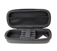 Xinhuju Étui de fléchettes en acier avec pointe souple | Porte-fléchettes rigide EVA avec fermeture éclair pour 3 fléchettes - Étui de protection anti-rayures et imperméable, Noir , Voir description