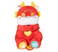 Xinhuju Jouet en peluche relaxant en forme de dragon avec mouvement respiratoire