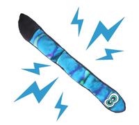 Xinhuju Jouet Serpent pour Chien, Jouet Serpent pour Chien avec Squeaker, Peluche Chiot grinçant pour Chien, Jouet Serpent Long Bleu et Vert, Jouet Arc-en- pour Chiens de Taille Moyenne et GR ce