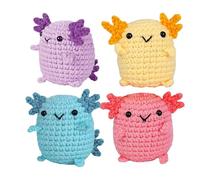 Xinhuju Kit de crochet pour débutant - Kit Easy Craft avec fil et outils - Kit de tricot adapté aux débutants pour adultes, adolescents, mères, amies, idée cadeau créative pour apprendre et se