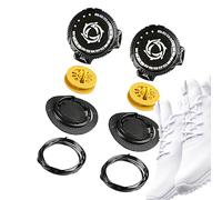 Xinhuju Les baskets sans liens - boucle rotative ne pas attacher les chaussures | Fourniture de chaussures de sport en métal à libération rapide pour la course n'est plus nécessaire d'attacher avec