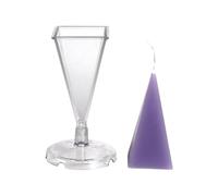 Xinhuju Moules pyramidaux pour résine - Moule à bougie à libération facile - Réutilisable - Moules d'artisanat pour plâtre, bougie, cadeaux d'artisanat, décoration de la maison