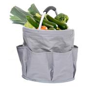 Xinhuju Organisateur de Sacs pour Outils de Jardin - Fourre-Tout de Rangement Pliable avec Plusieurs Poches | Sac à Seau Durable, Vecteur Stockage des Outils de Jardinage Matériel