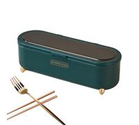 Xinhuju Porte de vidange de baguettes de cuisine - Porte de rangement pour ustensiles pour cuillères, baguettes, fourchettes | Organisateur de couverts durables avec trous de drainage, porte-carrière