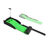 Xinhuju Putting Green - Pratique de Golf - Couverture en polaire avec piste de retour automatique, matériel artificiel pour pelouse, jardin ou usage privé pour une expérience de jeu réelle