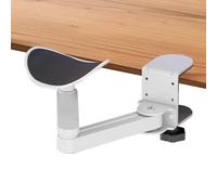 Xinhuju Rallonge d'accoudoir de bureau - Support de bras de table avec rallonge et coussin - Accessoire rotatif à 360 ° pour chaise de bureau