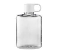 Xinhuju Récipient fin - Bouteille compacte plate et légère en Tritan | Bouteille de poche rechargeable de 360 ml de densité pour la course, le fitness, le cyclisme, l'alpinisme, le camping