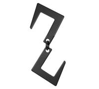 Xinhuju S Shaped Hooks - Heavy Duty S Hooks Black, Non-slip Bag Hanger Hook | S Shaped Hooks Hanging Hangers, Strong Outdoor Strong Utility Hooks, Sturdy Pot Rack Closet Hooks for Utensil, Bags