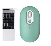 Xinhuju sans Fil Ergonomique - Souris de Voyage Rechargeable Slim, Souris silencieuses à Double Mode | 2,4 g d'USB sans Fil avec récepteur, Design pour Ordinateur Portable et PC Longue Dur