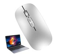 Xinhuju Souris sans fil pour ordinateur portable - Voix ergonomique AI 2,4 G | Recherche reconnaissance vocale, 1600 DPI, souris d'ordinateur portable, traducteur 28 langues pour PC de bureau, jeux