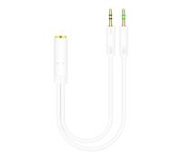Xinhuju Splitter Headphone Computer 3.5mm - Headphone Splitter Cable for Computer, Computer Headset Microphone Two-In- Adapter Cable | Smartphone Microphone Earphone Adapter Aux Cable