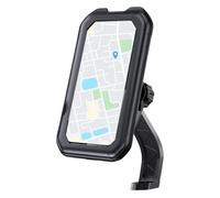 Xinhuju Support de téléphone portable à 360 degrés | Collier de serrage pour moto et scooter Design fenêtre arrière imperméable pour vélo, conduite à cheval, sûr et pour motos et scooters