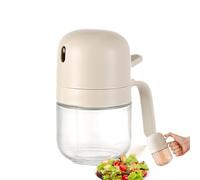 Xinhuju Vaporisateur d'huile d'olive - Flacon pulvérisateur d'huile - 300 ml d'huile d'olive Mister H - Bouteille d'huile portable en verre - Contrôle des portions - Accessoire de cuisine pour