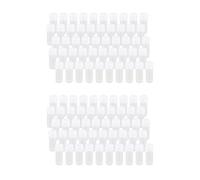 Xiniy 100X Bouteille D'échantillon En Plastique 5 Ml Tube à Essai Laboratoire Flacon de Stockage Conteneur + Couvercle